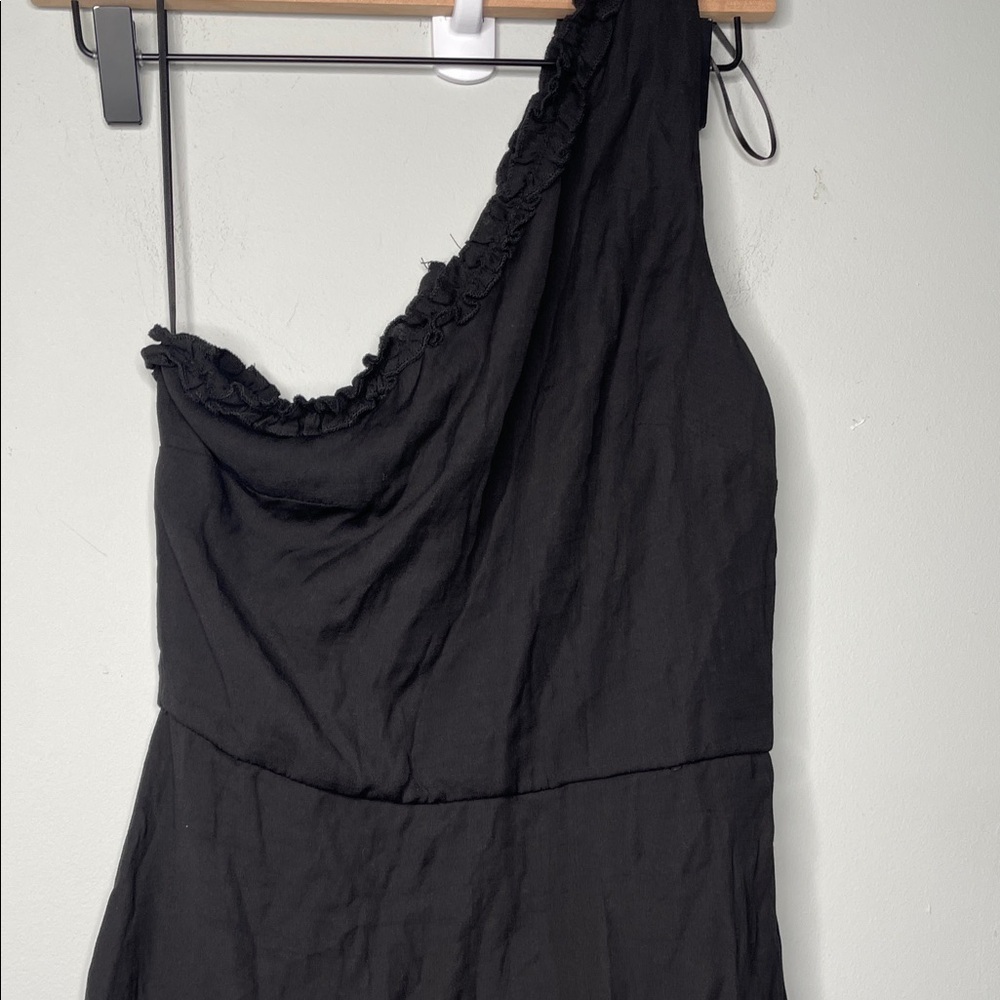 Blue Rain Francesca’s One Shoulder Black Dress size M - Picture 4 of 9